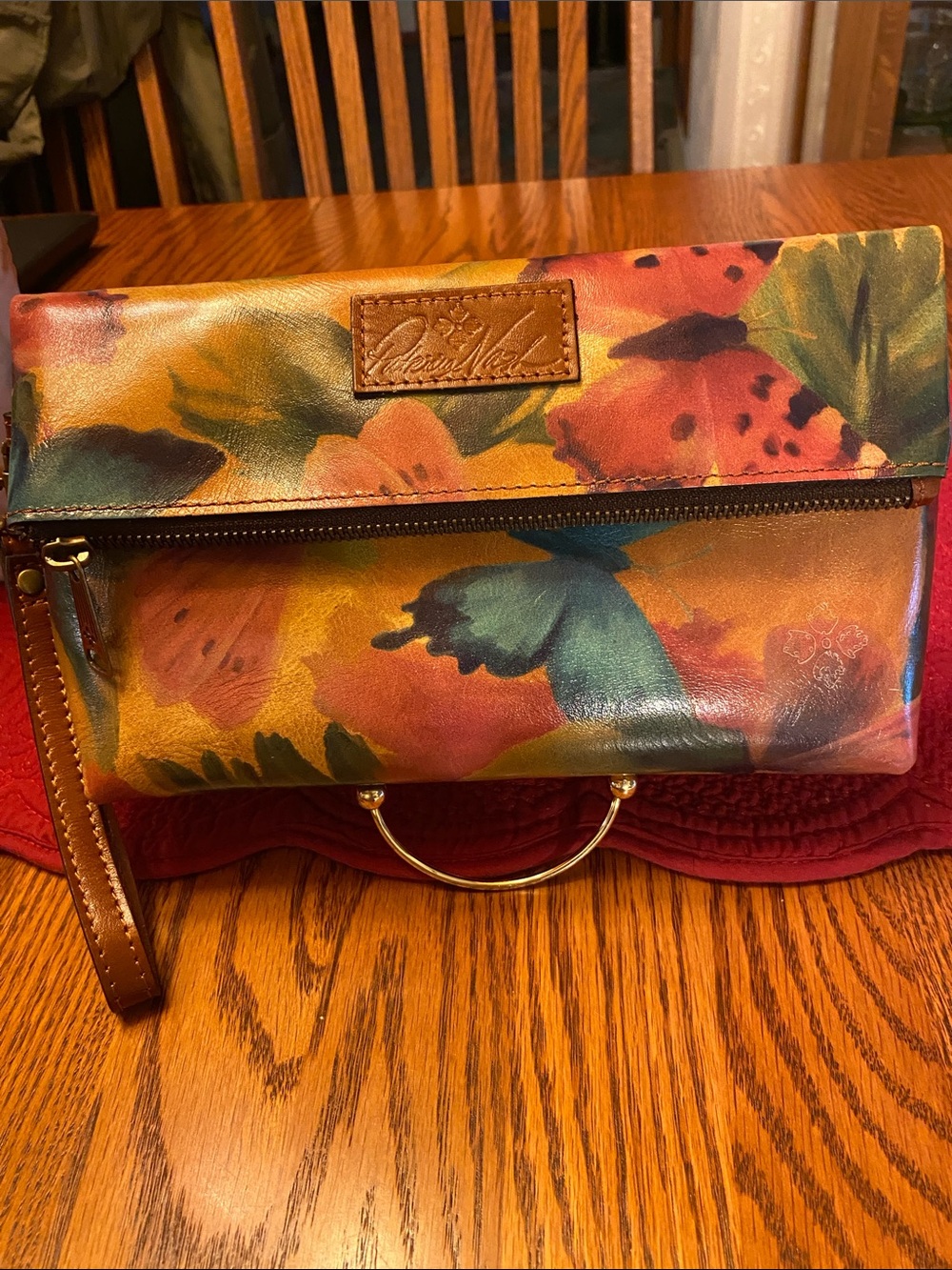 Patricia Nash Watercolor Valerie Butterfly Clutch